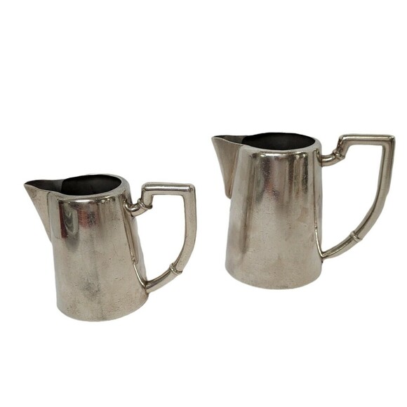 Art Deco MCM Meneses Alpplda Pitcher 2 pc Vintage  #2 #4 - Picture 1 of 12
